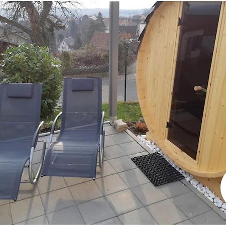 Ferienloft Ottos Werkstatt Mit Saunafass Dannenfels Exteriör bild